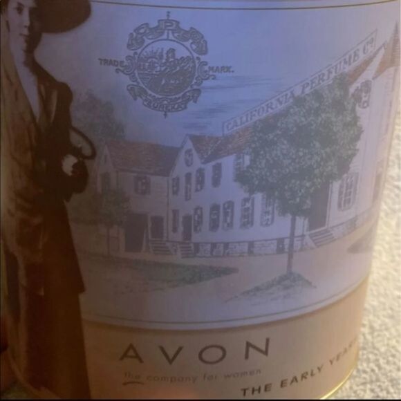 VINTAGE  AVON-THE EARLY  YEARS TIN - Picture 6 of 6